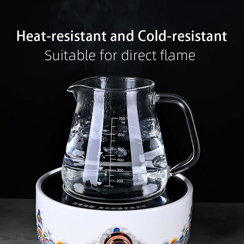 New High Borosilicate 700ml  G - Tea Coffee Pot Set recension och pris