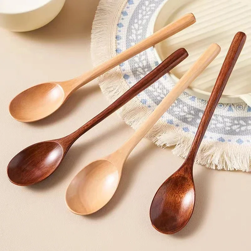 1/2pcs Wooden Spoon Kitchen Co - Tea Coffee Utensils recension och pris