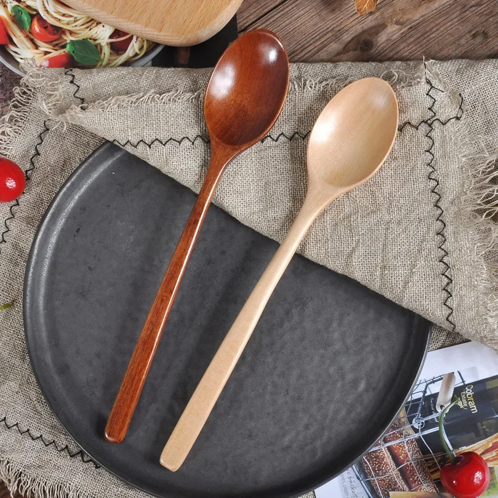 1/2pcs Wooden Spoon Kitchen Co - Tea Coffee Utensils recension och pris