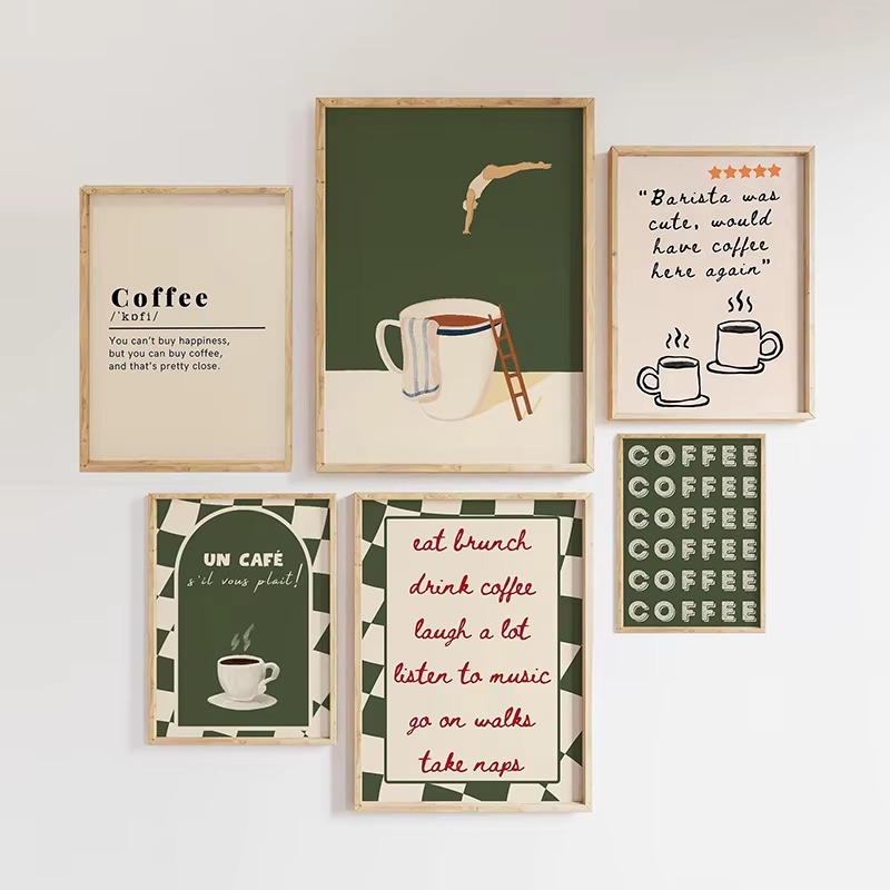 Funny Coffee Diver Art Poster  - Coffee And Tea Lyrics recension och pris