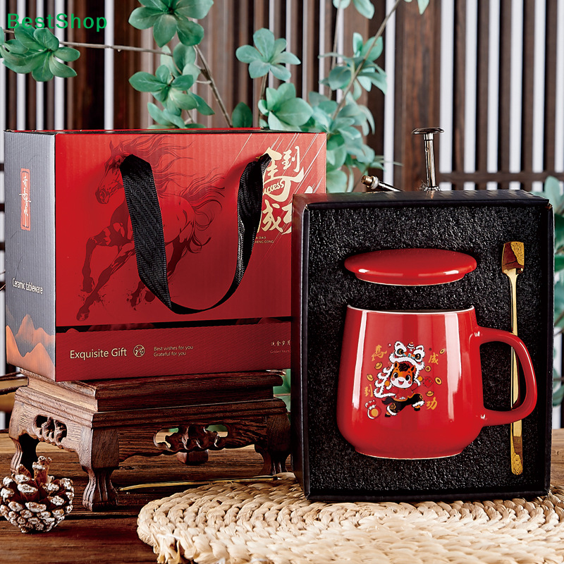 ♥400ml Ceramic Mug Gift Set –  - Coffee Tea Drawer Organizer recension och pris