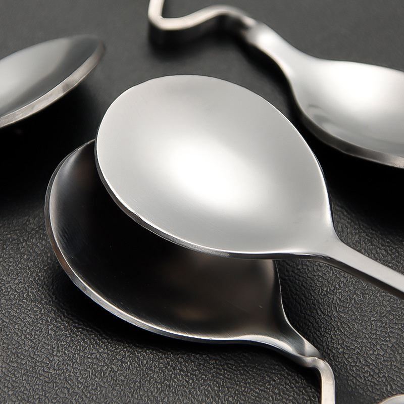 Curved Handle Spoon Milk Tea C - Tea Coffee Utensils recension och pris