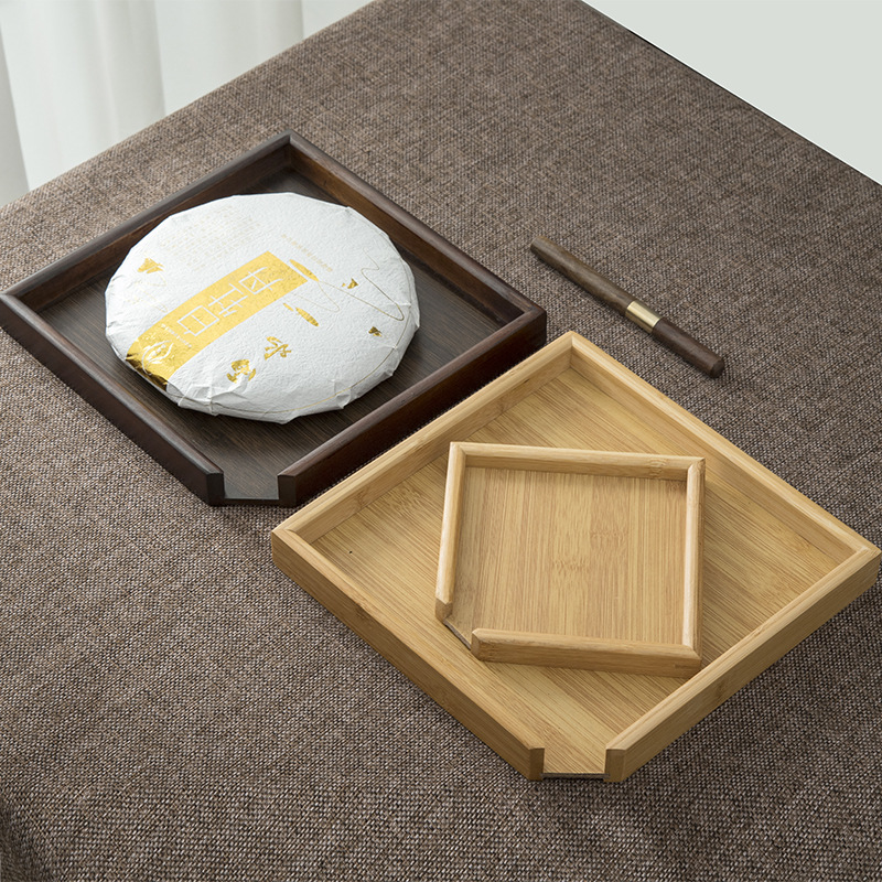 1pc Bamboo Tea Evaluation Box  - Bamboo Tea Tray recension och pris