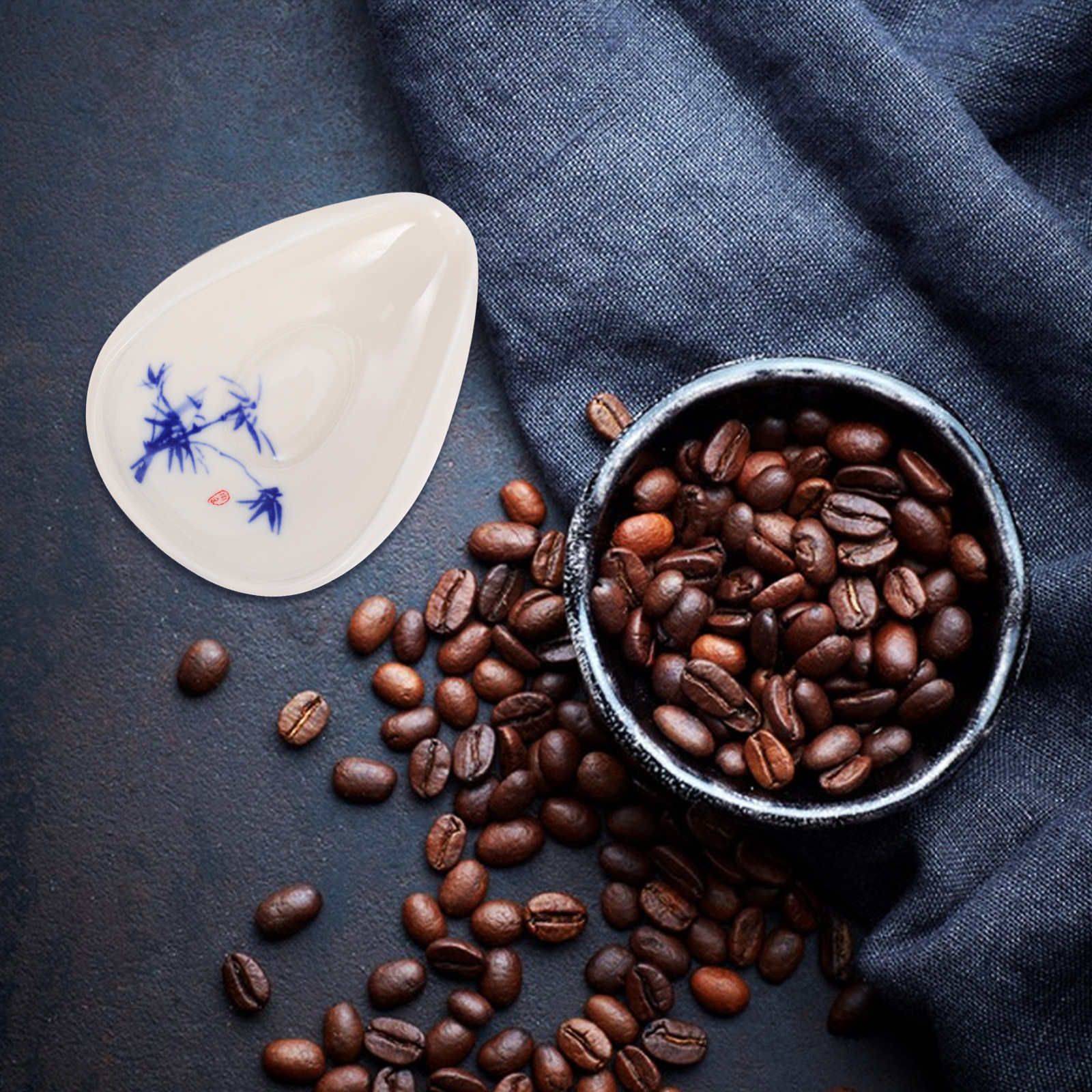Solid Ceramic Coffee Bean Meas - Tea Coffee Utensils recension och pris