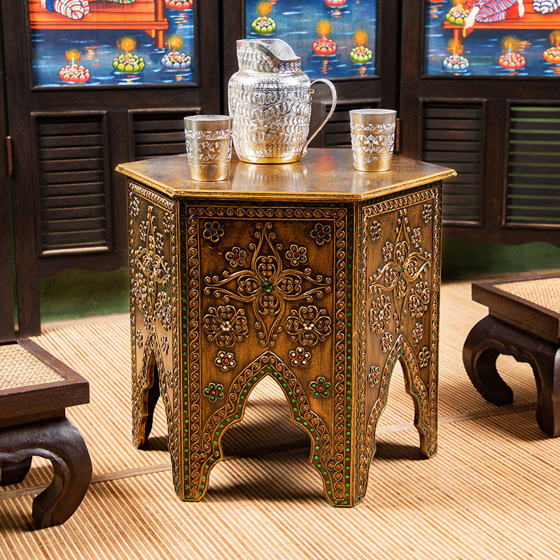 Thai small coffee table retro  - Coffee Tea Thai recension och pris