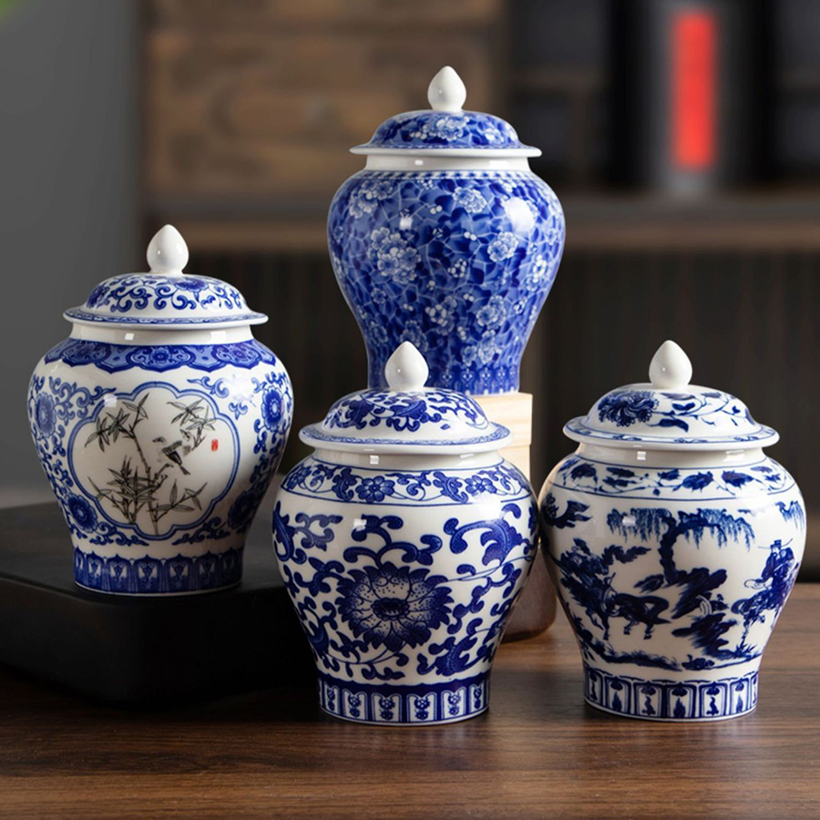 Blue and White Porcelain Tea C - Coffee Tea Drawer Organizer recension och pris