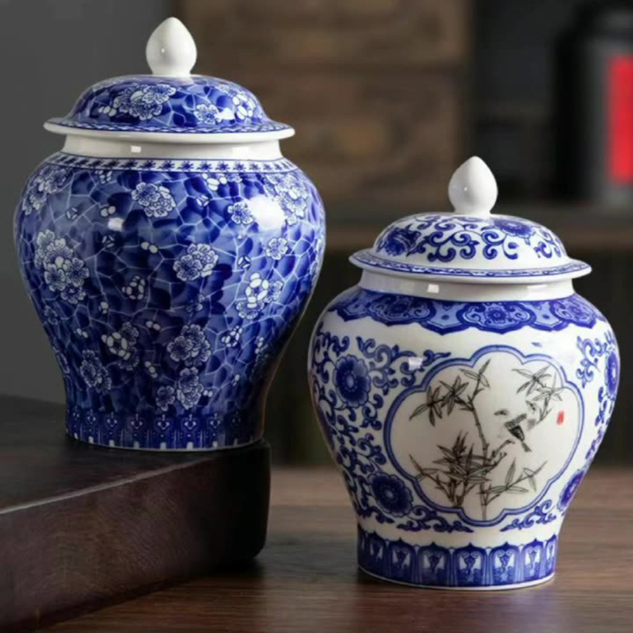 Blue and White Porcelain Tea C - Coffee Tea Drawer Organizer recension och pris