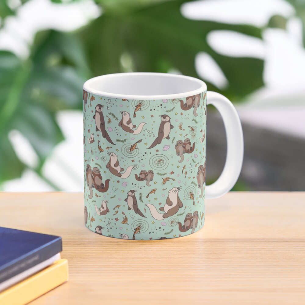 Otters In Blue Classic  Mug Cu - Coffee Tea Images recension och pris