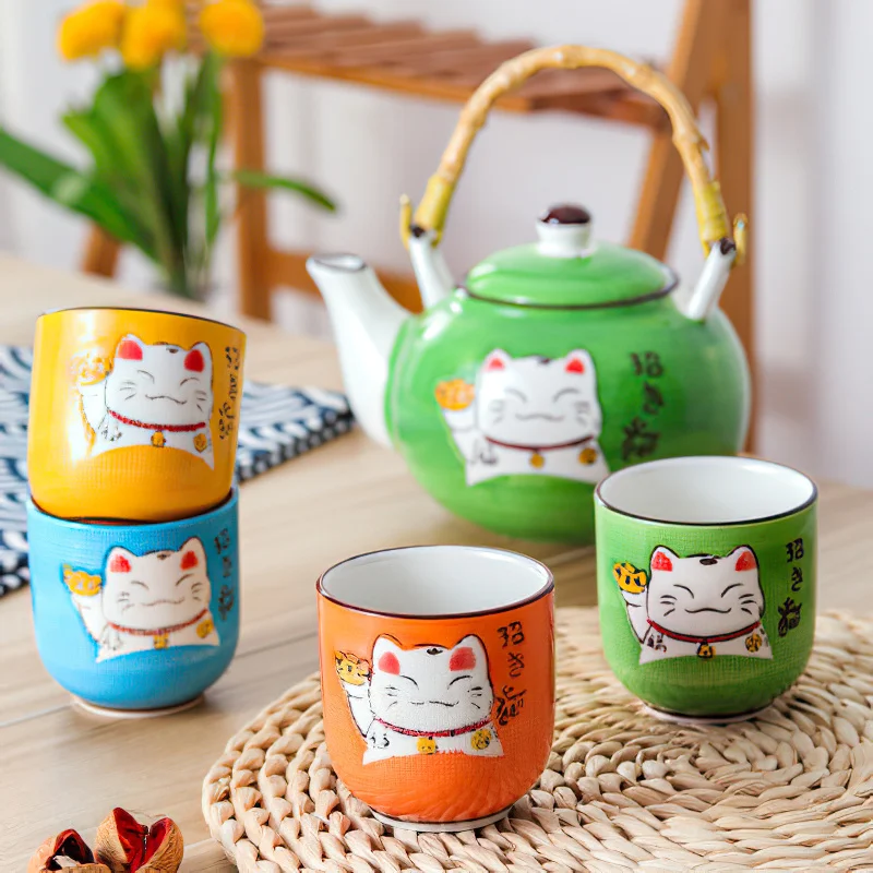Japan Creative Multicolor Cart - Tea Coffee Pot Set recension och pris