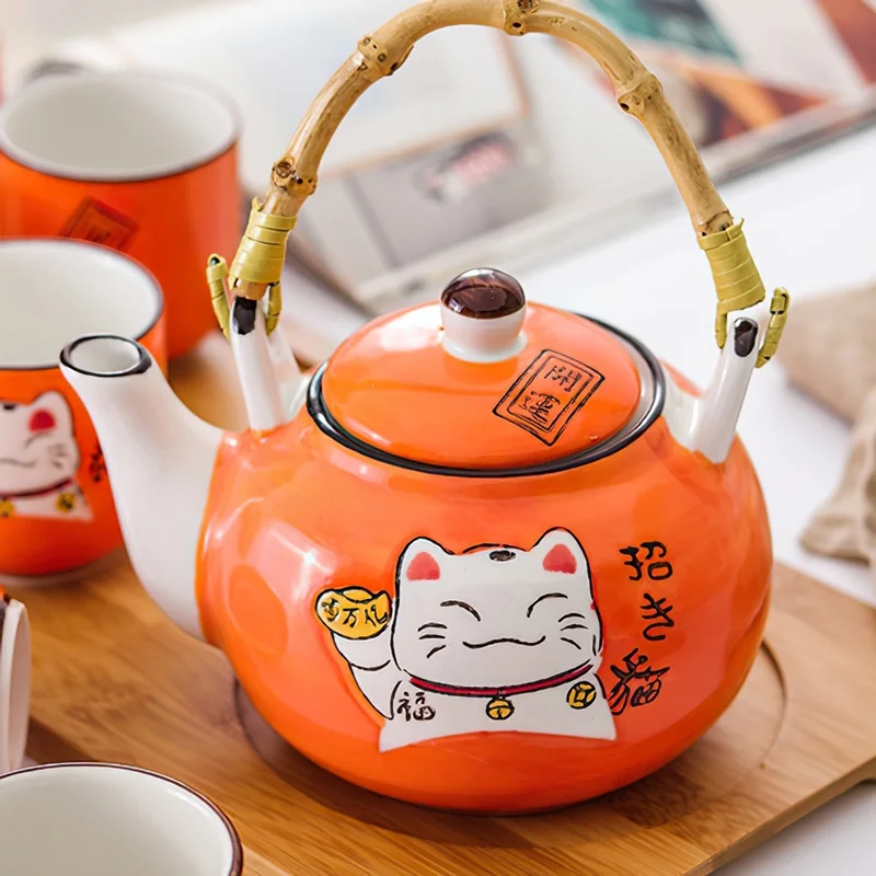 Japan Creative Multicolor Cart - Tea Coffee Pot Set recension och pris