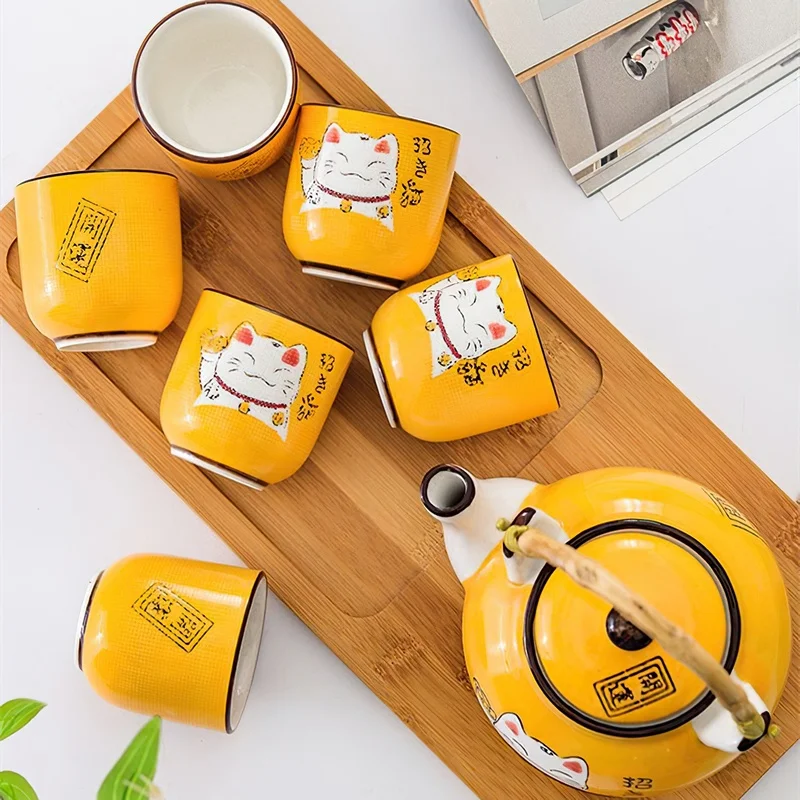 Japan Creative Multicolor Cart - Tea Coffee Pot Set recension och pris