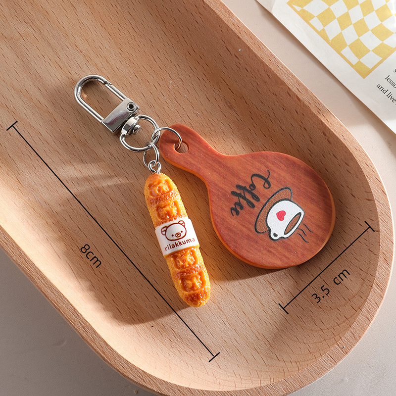 2Pcs Cute Resin Simulated Brea - Coffee And Tea Lyrics recension och pris
