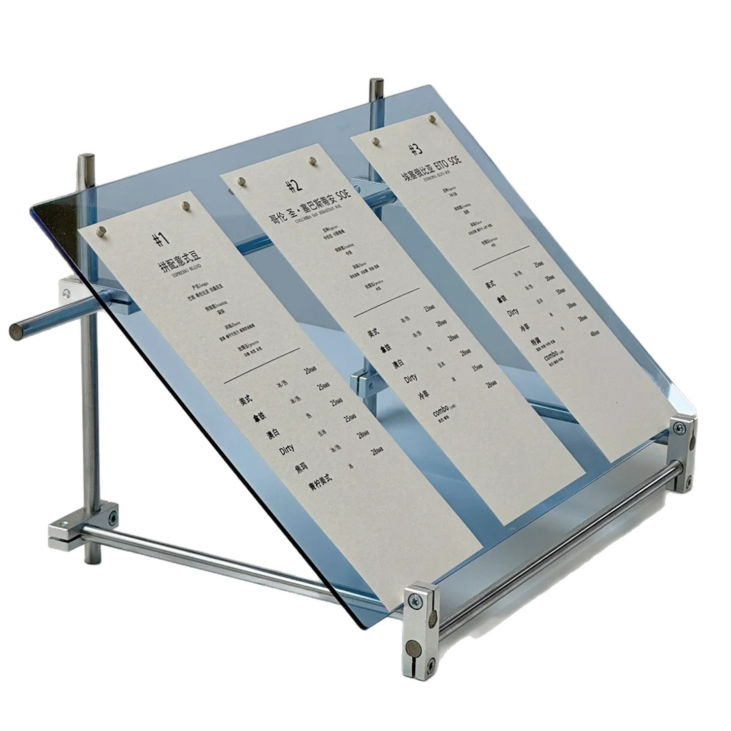 Acrylic optical axis display s - Coffee Tea Menu recension och pris