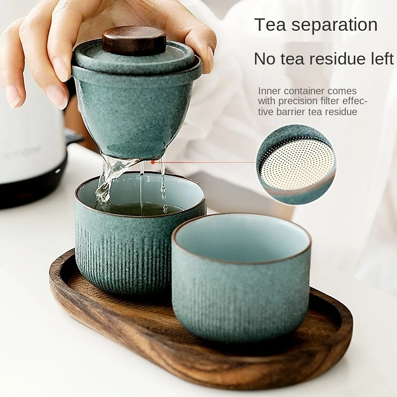 Travel Kung Fu Tea Set Outdoor - Tea Coffee Pot Set recension och pris
