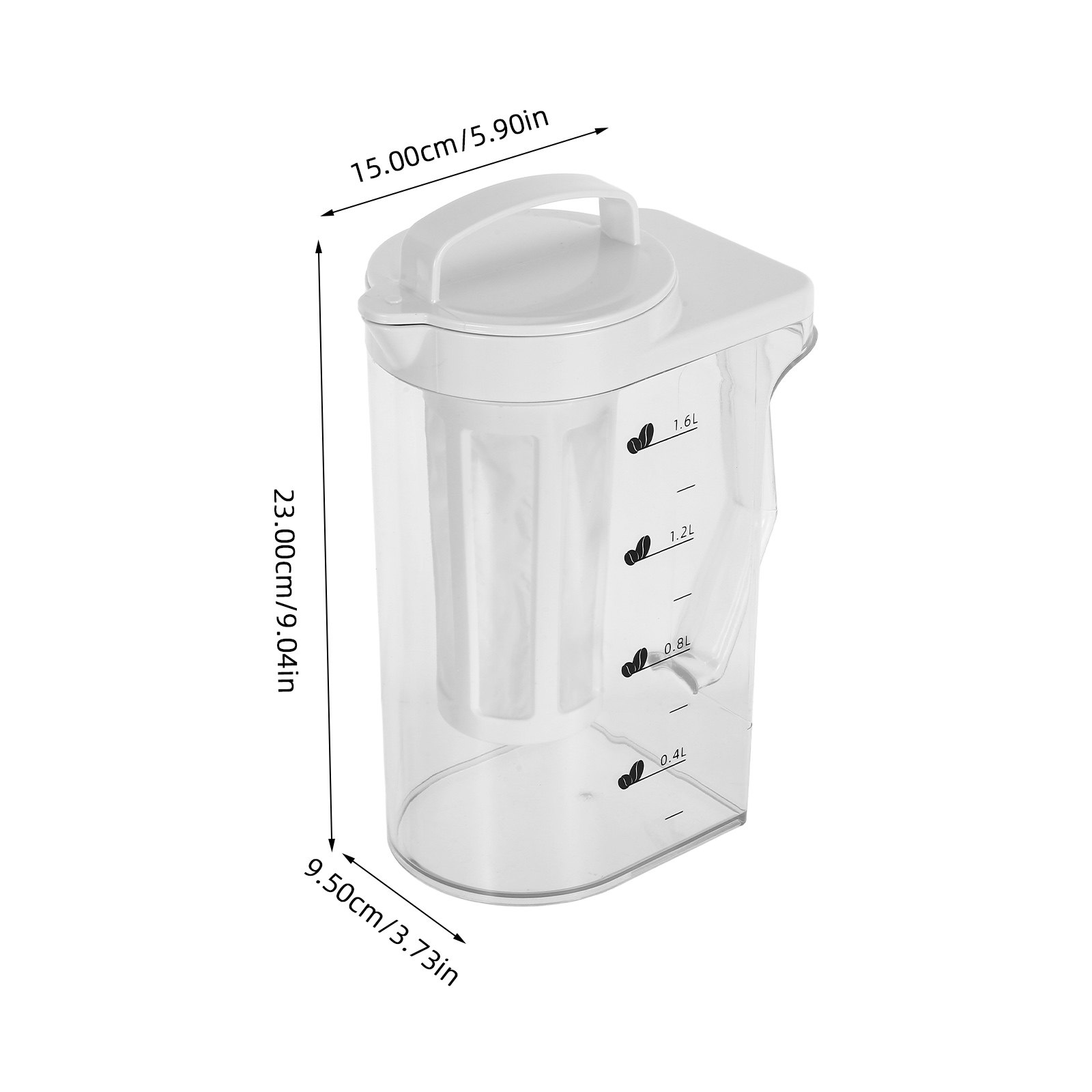 1.6L Plastic Cold Brew Coffee  - Coffee Tea Pots recension och pris