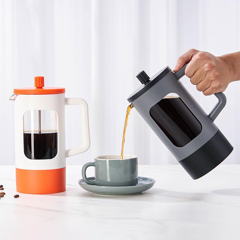 High Borosilie Glass French Pr - Coffee Tea Pots recension och pris