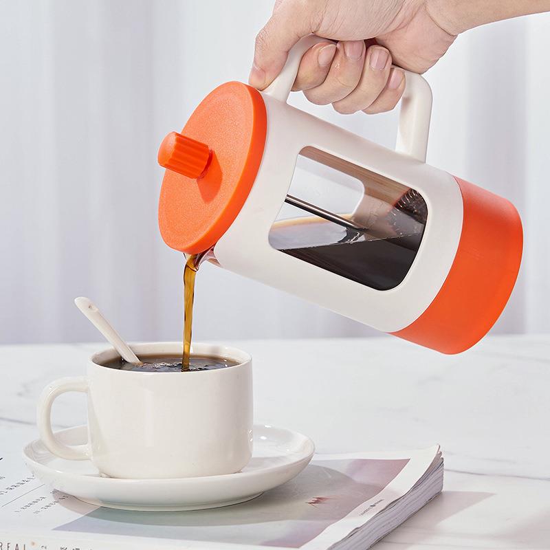 High Borosilie Glass French Pr - Coffee Tea Pots recension och pris