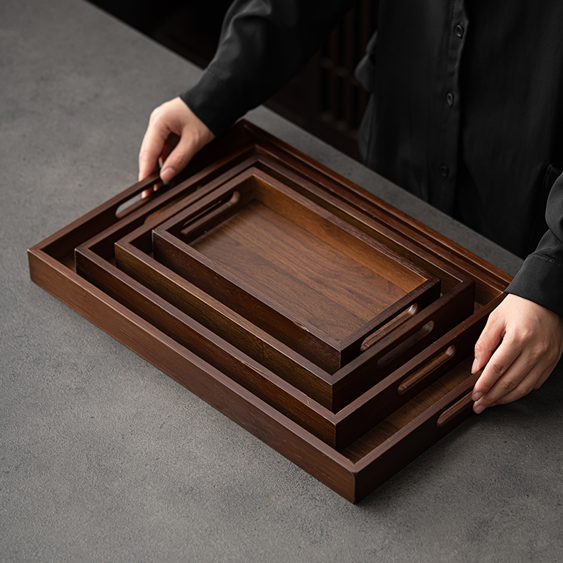 Large Size Rectangular Bamboo  - Bamboo Tea Tray recension och pris